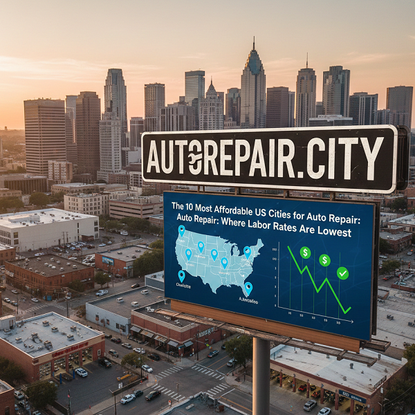 the 10 most affordable us cities for auto repair where labor rates are lowest